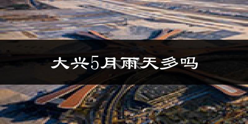 大兴5月雨天多吗?