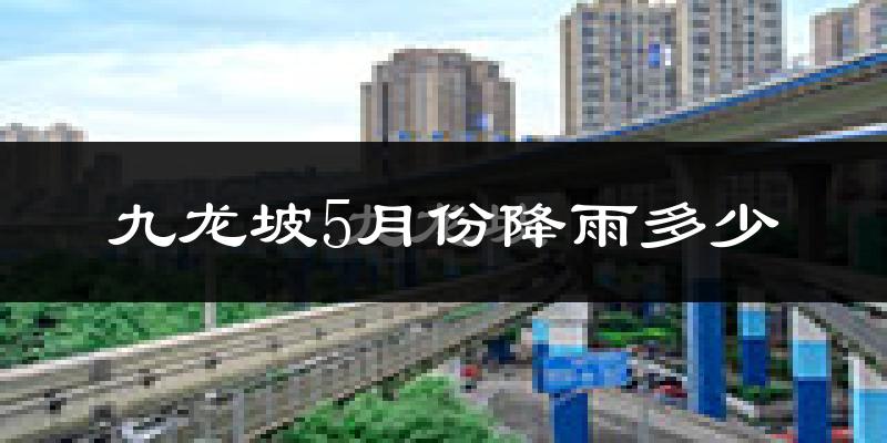 九龙坡5月份降雨多少?