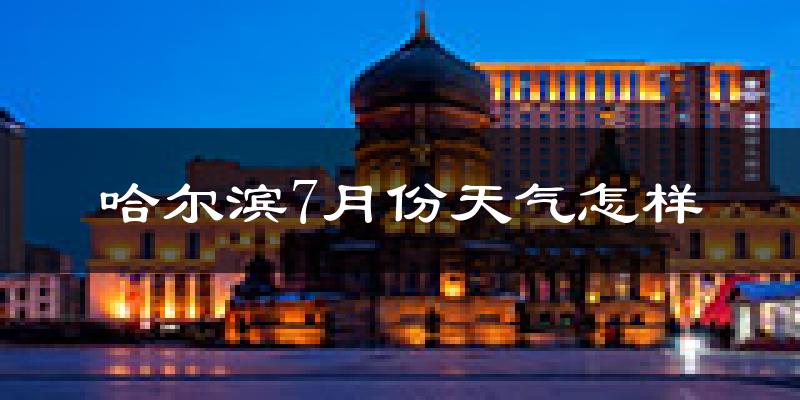哈尔滨7月份天气如何?很热吗?