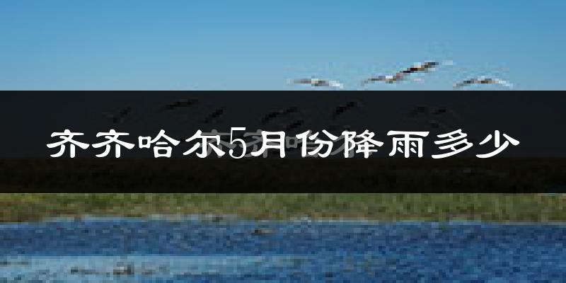 齐齐哈尔5月份降雨多少?