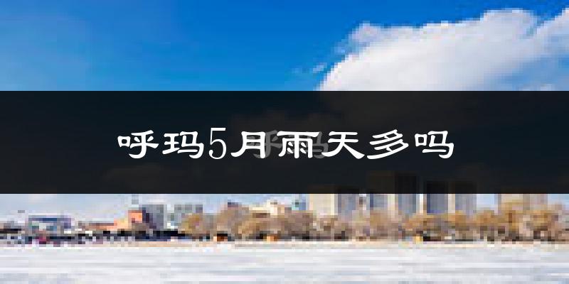 呼玛5月雨天多吗?
