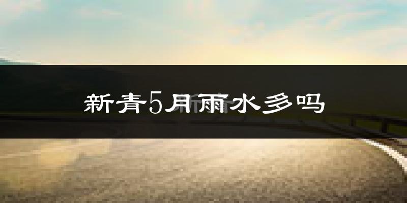 新青5月雨水多吗?