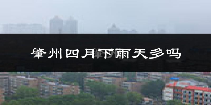 肇州四月下雨天多吗?肇州4月份降雨量多少?