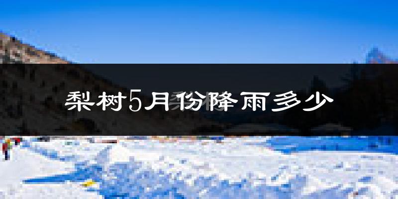 梨树5月份降雨多少?