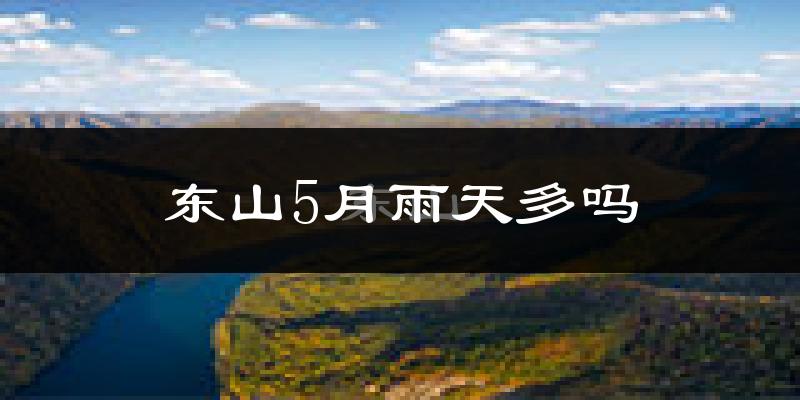 东山5月雨天多吗?