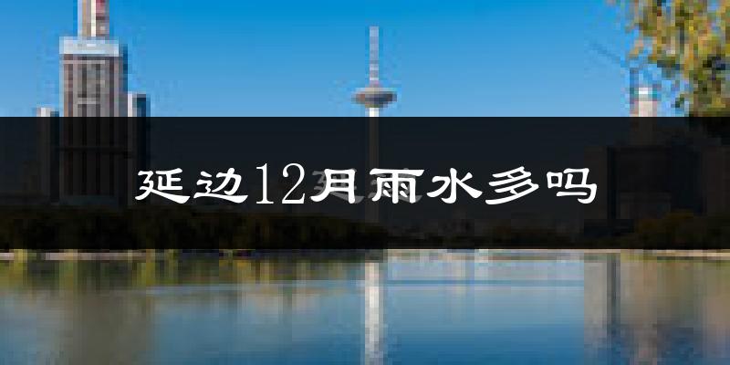 延边12月雨水多吗?