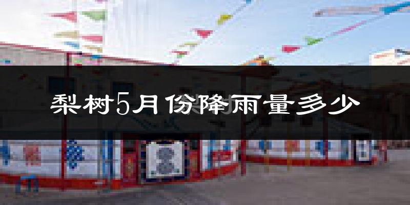 梨树5月份降雨量多少?梨树五月下雨多吗?