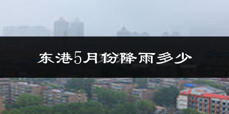 东港5月份降雨多少?