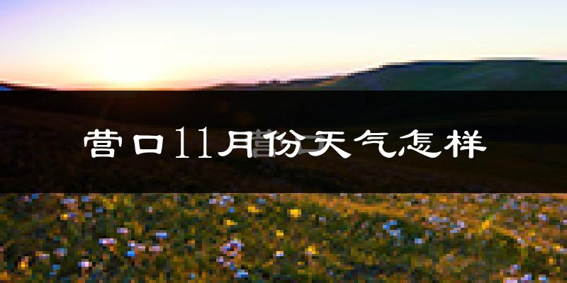 营口11月份天气怎样?营口十一月冷吗?