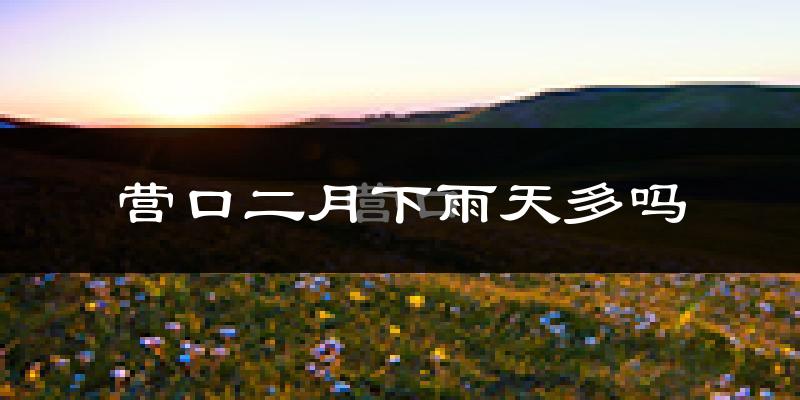 营口二月下雨天多吗?营口2月份降雨量多少?