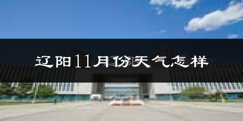 辽阳11月份天气怎样?辽阳十一月冷吗?