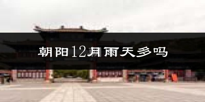 朝阳12月雨天多吗?