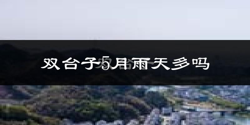 双台子5月雨天多吗?
