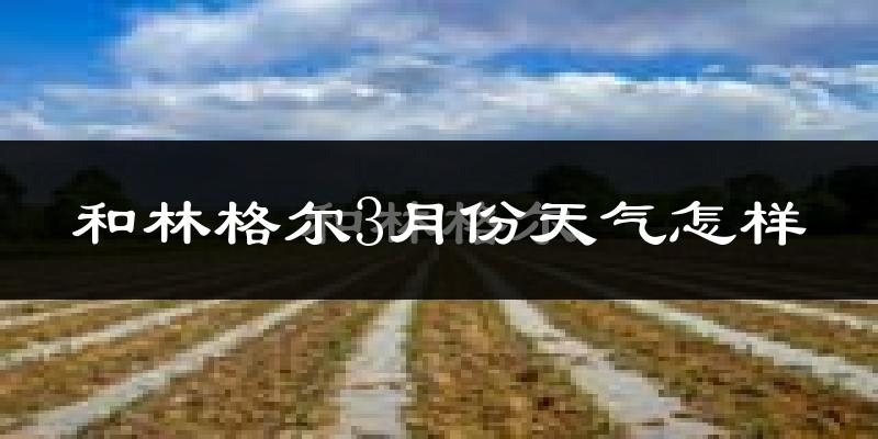 和林格尔县3月份天气如何?还冷吗?