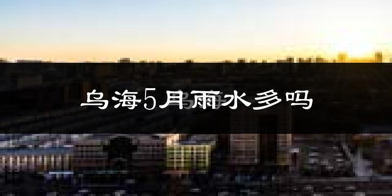 乌海5月雨水多吗?