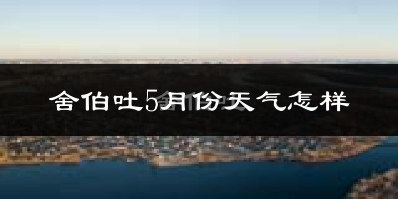 舍伯吐镇5月份天气如何?很热吗?