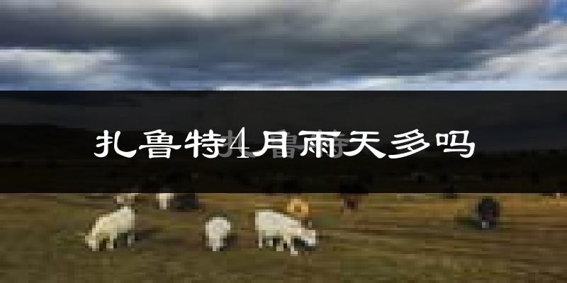 扎鲁特4月雨天多吗?