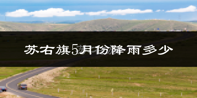 苏右旗5月份降雨多少?