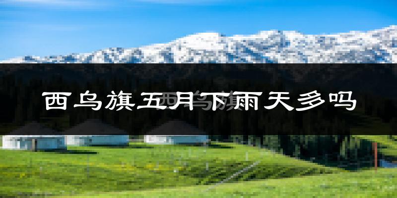 西乌旗五月下雨天多吗?西乌旗5月份降雨量多少?