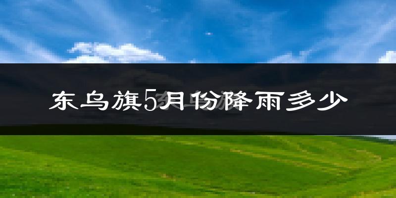 东乌旗5月份降雨多少?