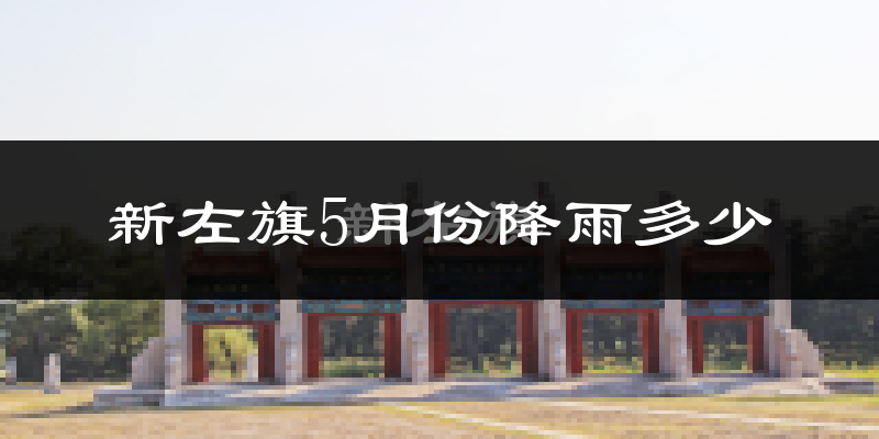 新左旗5月份降雨多少?