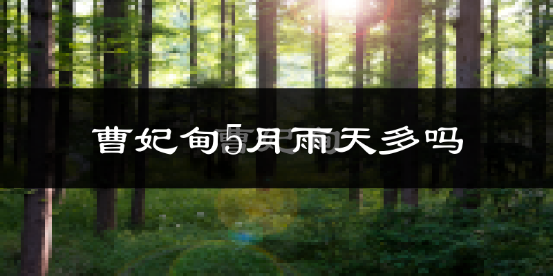 曹妃甸5月雨天多吗?