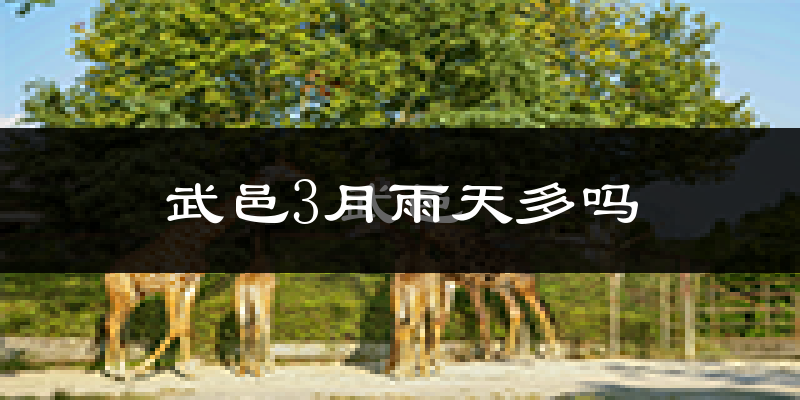 武邑3月雨天多吗?