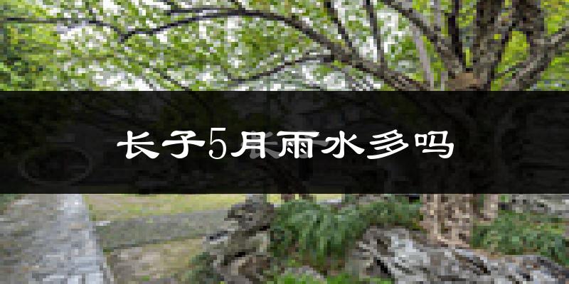 长子5月雨水多吗?