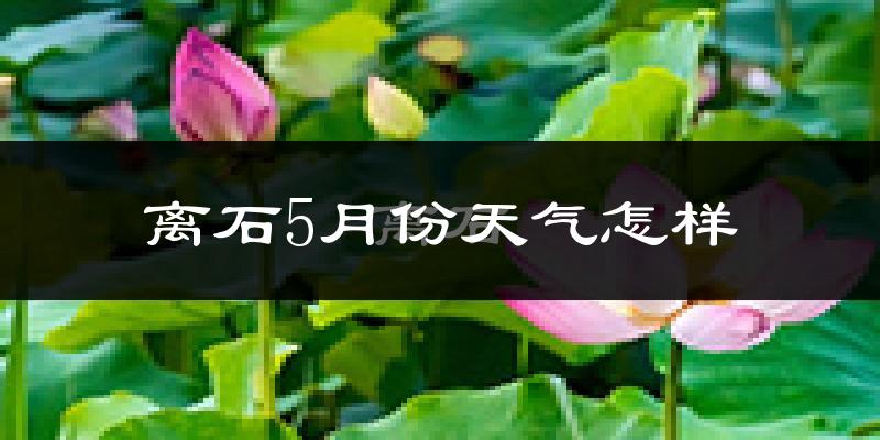 离石5月份天气怎样?离石五月冷吗?