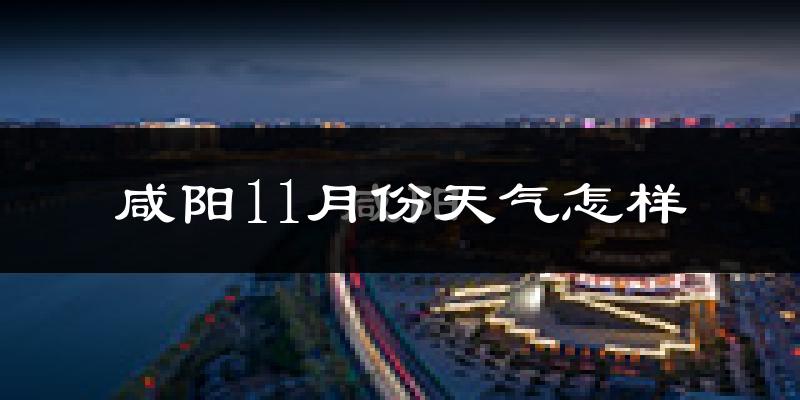 咸阳11月份天气怎样?咸阳十一月冷吗?