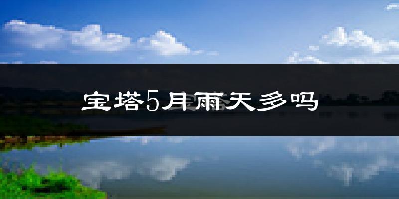宝塔5月雨天多吗?