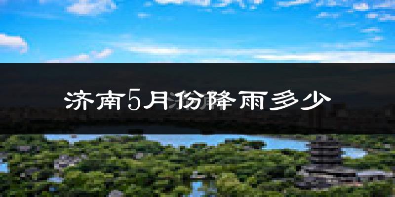 济南5月份降雨多少?