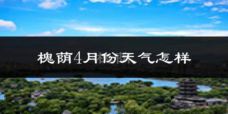 槐荫4月份天气怎样?槐荫四月冷吗?