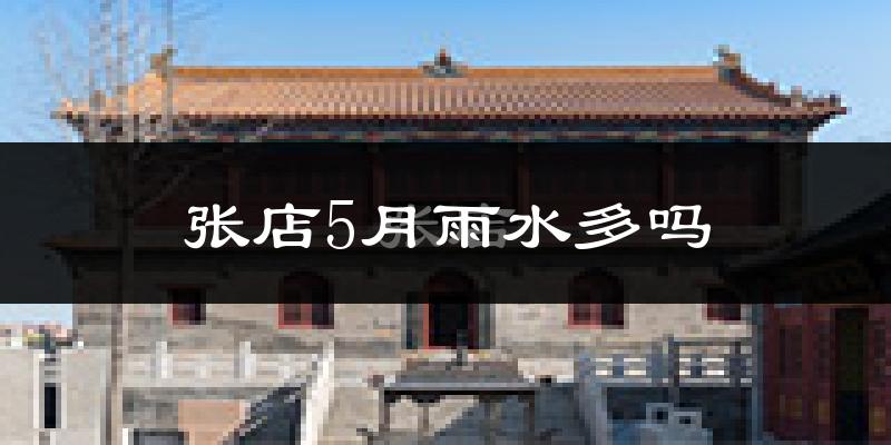 张店5月雨水多吗?