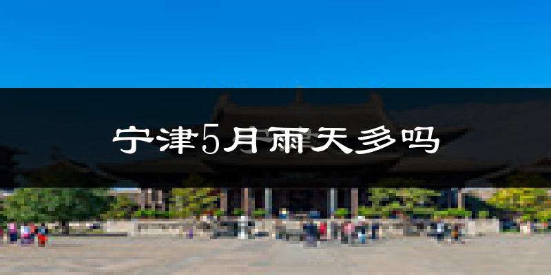 宁津5月雨天多吗?
