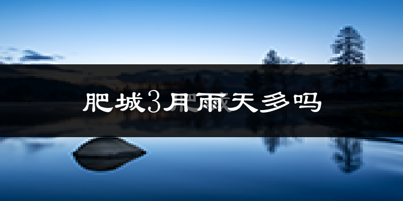 肥城3月雨天多吗?