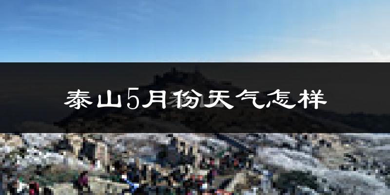 泰山5月份天气怎样?泰山五月冷不冷?
