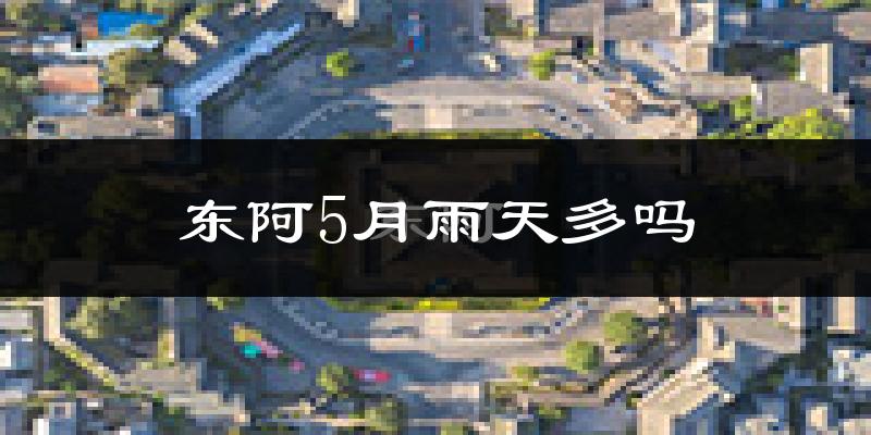 东阿5月雨天多吗?