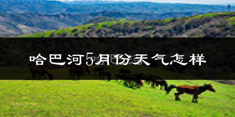哈巴河县5月份天气如何?很热吗?