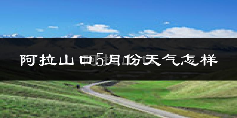 阿拉山口市5月份天气如何?很热吗?