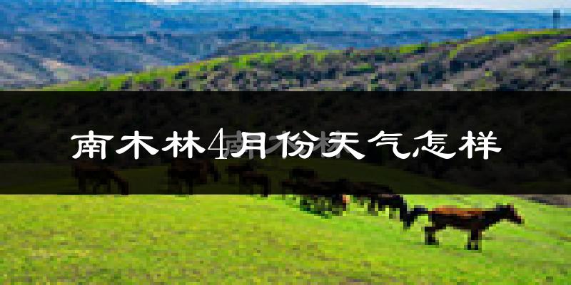 南木林县4月份天气如何?冷吗?