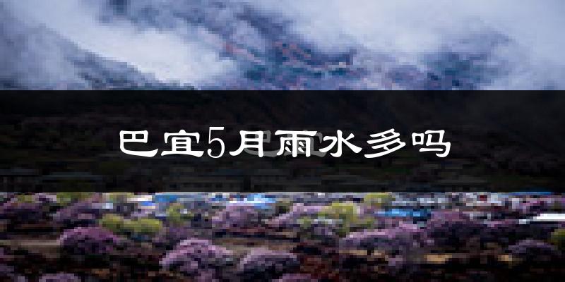 巴宜5月雨水多吗?