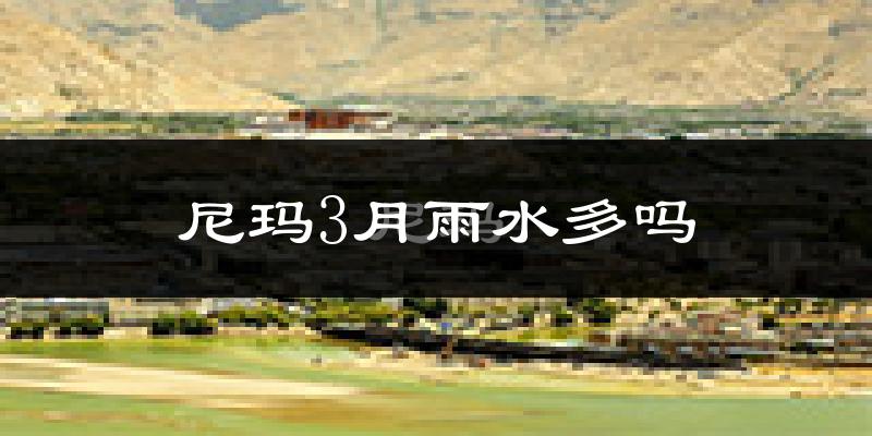 尼玛3月雨水多吗?