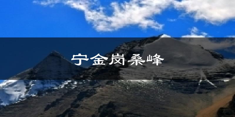宁金岗桑峰天气预报十五天