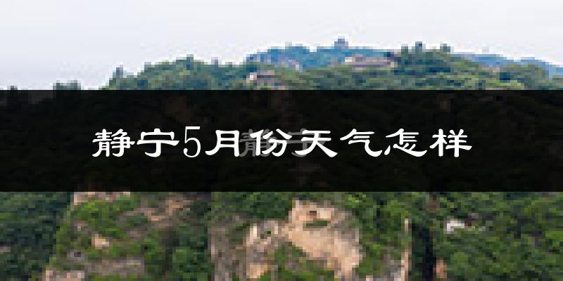 静宁县5月天气如何?冷热情况分析(2024-2025年数据对比)
