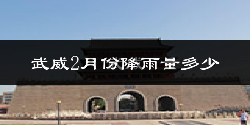 武威2月份降雨量多少?武威二月下雨多吗?