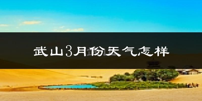 武山县3月份天气如何?冷吗?
