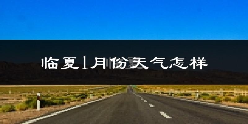 临夏市1月份天气如何?很冷吗?