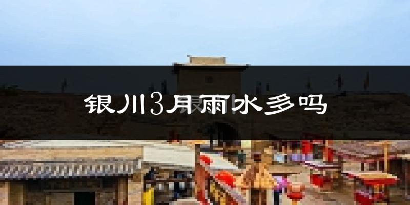 银川3月雨水多吗?
