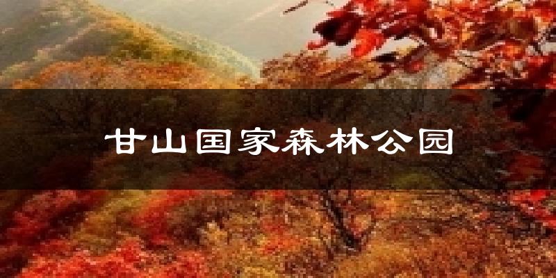 甘山国家森林公园天气预报十五天